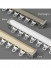 CHRY85 Thick Silent Gliss Curtain Tracks With Magnetic Carrier