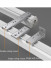 CHRY85 Thick Silent Gliss Curtain Tracks With Magnetic Carrier