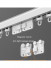 CHRY85 Thick Silent Gliss Curtain Tracks With Magnetic Carrier