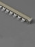 CHRY85 Thick Silent Gliss Curtain Tracks With Magnetic Carrier(Color: Champagne)
