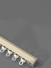 CHRY85 Thick Silent Gliss Curtain Tracks With Magnetic Carrier(Color: Gold)