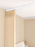 CHRY86 Heavy Duty Silent Gliss Curtain Tracks Ceiling Wall Mounts