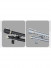 CHT02 Sonder White Black Grey Curtain Rods With Rail Gliders