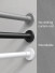 Cathedral Non Drilling Curtain Rods Extendable Shower Rail 33mm