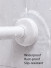 Cathedral Non Drilling Curtain Rods Extendable Shower Rail 33mm