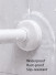 Cathedral Non Drilling Curtain Rods Extendable Shower Rail 33mm