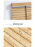 CHV02 Household Solid Waterproof Bamboo Blinds Blackout Roller Blinds Study Bedroom Living Room Office Customizable