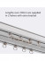 CHR36 Ceiling Mounted  Super Thick Aluminum Alloy Double Curtain Tracks 