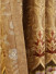 QY2168AD Lachlan Embroidered Floral Thick Chenille Ready Made Curtains(Color: Coffee)