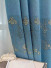 QY24H03BS Murrumbidgee Pretty Jacquard Flowers Blue Grey Pink Chenille Fabric Samples(Color: Blue)