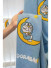 QY24H06DS Murrumbidgee Fashion Children Chenille Embroidered Hello Kitty Blue Fabric Samples
