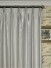 QY3241EA Cooper Creek Embossed Floral Striped Versatile Pleat Curtains (Color: Silver)