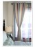 QY5130DD Illawarra Sea Style striped Linen Eyelet Ready Made Curtains(Color: Sea Purple)