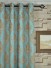 Angel Jacquard European Style Floral Eyelet Chenille Curtain Heading Style