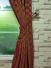 Angel Jacquard Victorian Damask Double Pinch Pleat Chenille Curtain Tassel Tieback