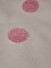 Isabel Embroidered Polka Dot Stitching Eyelet Curtain Amaranth Pink Fabric