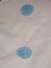 Isabel Embroidered Polka Dot Stitching Eyelet Curtain Celadon Green Fabric