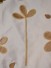Isabel Embroidered Four Leaves Stitching Eyelet Curtain Camel Fabric