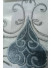 QY7121SA Gingera Embroidered Custom Made Sheer Curtains(Color: Blue grey)