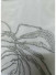 QY7121SB Gingera Monstera Embroidered Custom Made Sheer Curtains(Color: Grey)