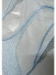 QY7121SCC Gingera Water Pattern Embroidered Double Pinch Pleat Sheer Curtains(Color: Blue grey)