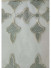 QY7121SK Gingera Clovers Embroidered Custom Made Sheer Curtains(Color: Grey)