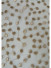 QY7121SLC Gingera Spots Embroidered Double Pinch Pleat Ready Made Sheer Curtains(Color: Brown)