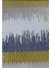 QY7121SRC Gingera Embroidered Double Pinch Pleat Ready Made Sheer Curtains(Color: Blue yellow)