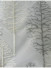 QY7121SVC Gingera Trees Embroidered Double Pinch Pleat Ready Made Sheer Curtains(Color: White grey)