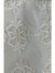 QY7121SX Gingera Flowers Embroidered Custom Made Sheer Curtains(Color: White)