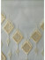 QY7121SYC Gingera Embroidered Double Pinch Pleat Ready Made Sheer Curtains(Color: Beige)