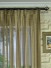QY7151SFA Laura Crinkle Striped Versatile Pleat Sheer Curtains (Color: Lead Gray)