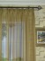QY7151SKA Laura Striped Versatile Pleat Sheer Curtains (Color: Kangaroo)