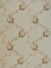 Gingera Damask Floral Embroidered Concealed Tab Top Sheer Curtains Ready Made Cream Color