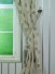 Gingera Maple Leaves Embroidered Custom Made Sheer Curtains White Sheer Curtains Tassel Tieback