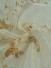 Gingera Vine Leaves Embroidered Sheer Fabric Samples (Color: Beige)