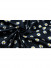 Wallaga 8124AS Fashion Daisy Pattern Satin Fabric Samples(Color: Dark teal blue)