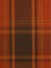 Hudson Yarn Dyed Big Plaid Blackout Fabric Sample (Color: Terra cotta)