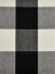 Moonbay Checks Double Pinch Pleat Cotton Curtains (Color: Black)