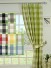 Moonbay Checks Versatile Pleat Cotton Curtains