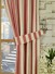 Moonbay Narrow-stripe Versatile Pleat Curtains Decorative Tiebacks