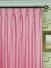 Swan Pink and Red Solid Custom Made Curtains (Heading: Double Pinch Pleat)