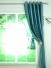 Swan Gray and Blue Solid Eyelet Ready Made Curtains