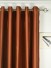 Swan Brown Color Solid Custom Made Curtains (Heading: Eyelet)