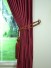 Swan Geometric Embossed Waves Concealed Tab Top Ready Made Curtains Tassel Tiebacks