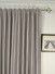 Swan Dimensional Embossed Medium-scale Floral Custom Made Curtains (Heading: Concealed Tab Top)