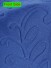 Swan Dimensional Embossed Floral Damask Custom Made Curtains Fabric Detail in Brandeis Blue