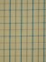Paroo Cotton Blend Small Plaid Double Pinch Pleat Curtain (Color: Celadon Blue)