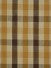 Paroo Cotton Blend Small Check Concaeled Tab Top Curtain (Color: Coffee)