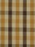 Paroo Cotton Blend Small Check Tab Top Curtain (Color: Coffee)